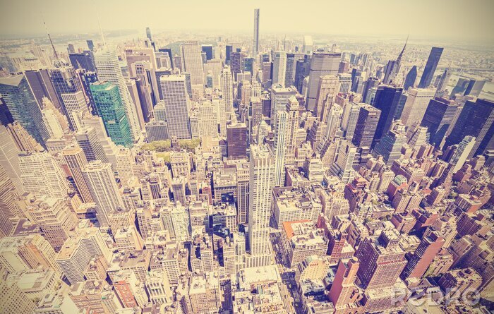 Poster Foto der Wolkenkratzer von New York City