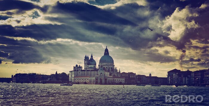 Poster Fotografisches Venedig mit Basilika