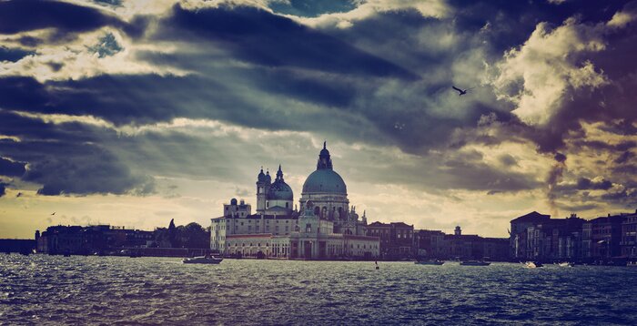 Poster Fotografisches Venedig mit Basilika