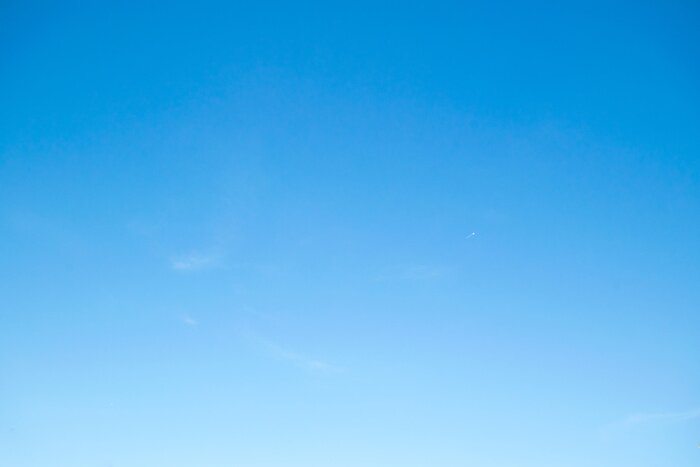 Poster Frühlingshimmel ohne Wolken