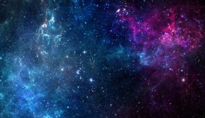 Galaxienthema mit Sternen