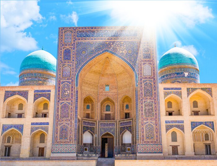 Poster Gebäude im orientalischen Stil