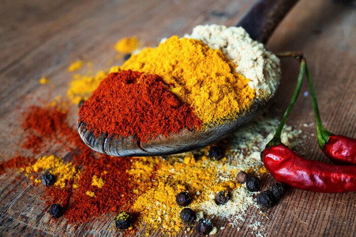 Poster Gemischte Gewürze