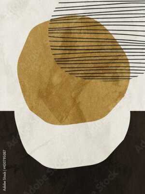 Poster Geometrie im abstrakten Stil