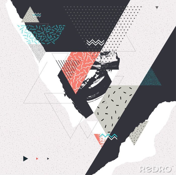 Poster Geometrische Abstrakte Dreiecke