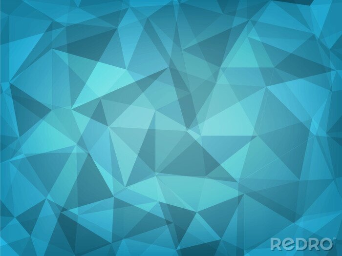 Poster Geometrischer Hintergrund 3D