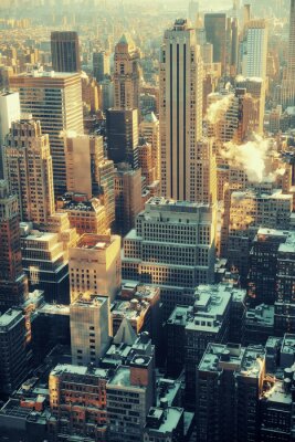 Geschäftszentrum von New York City