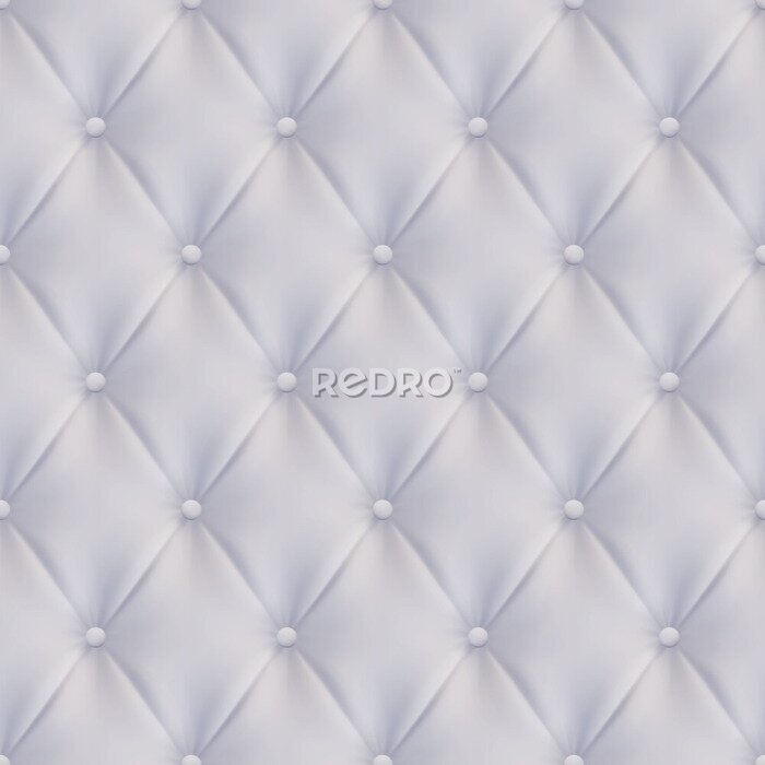 Poster Gesteppter Stoff mit Knöpfen