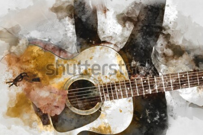 Poster Gitarren-Unterricht