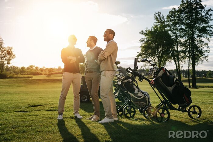 Poster Golfclub und Spieler
