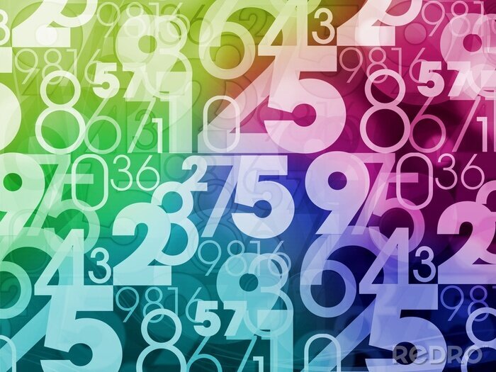 Poster Grafisches mathematisches Muster