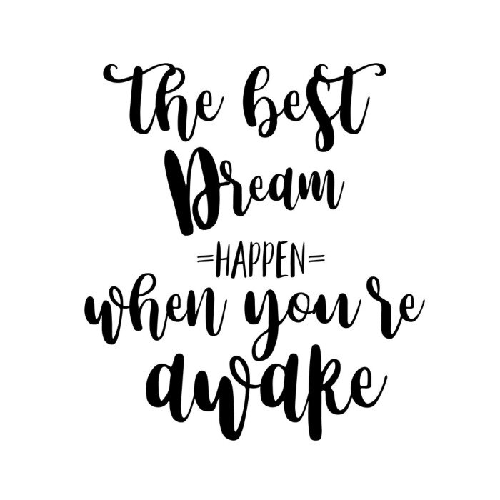 Poster Grafisches Zeichen in Form einer Beschriftung