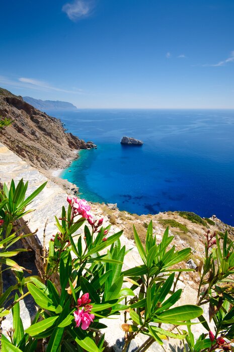 Poster Griechische Bergküste