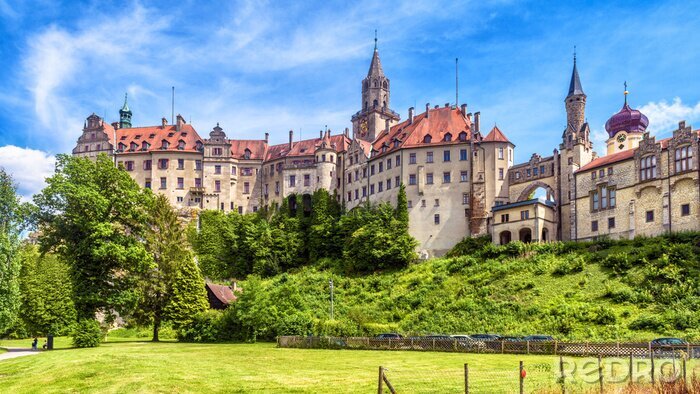 Poster Großes Schloss in Deutschland
