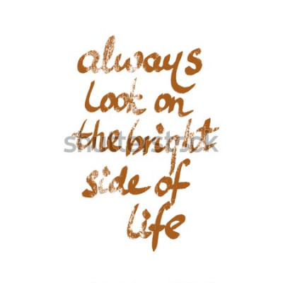 Poster Handgemalter Text