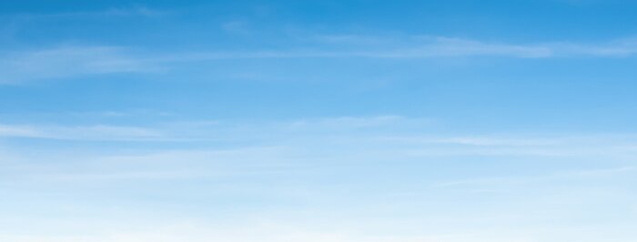 Poster Heller Tag und klarer Himmel