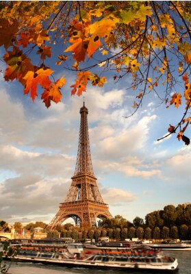Herbstlicher Blick auf Paris
