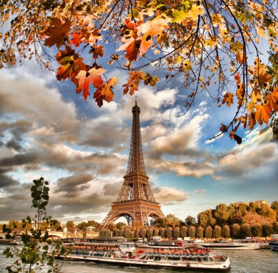 Herbstlicher Tag in Paris