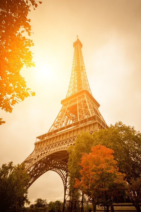 Poster Herbstliches Paris