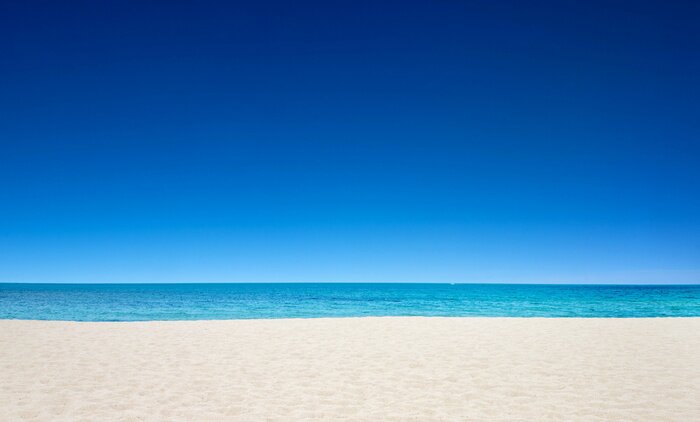 Poster Himmel über dem Strand