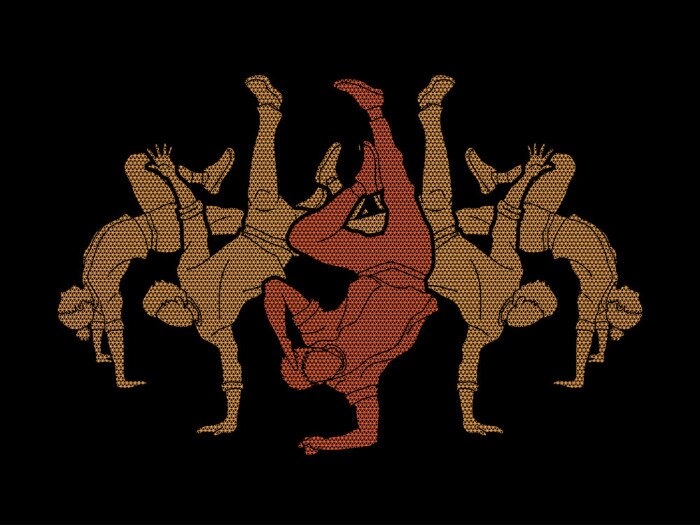 Poster Hip-Hop-Tänzer