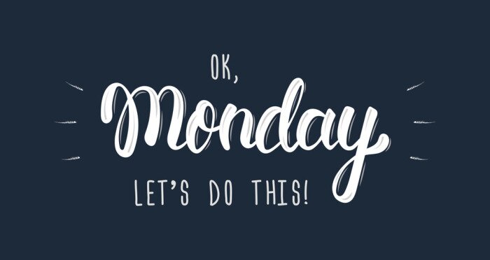 Poster Humorvoller Montagsspruch