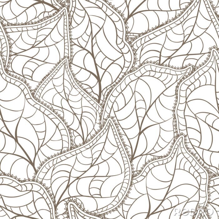 Poster Illustration mit Naturmotiv