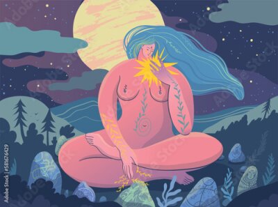 Poster In Einklang mit der Natur