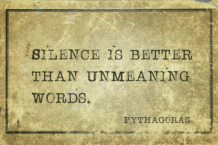 Poster Informatives Zitat mit Satz