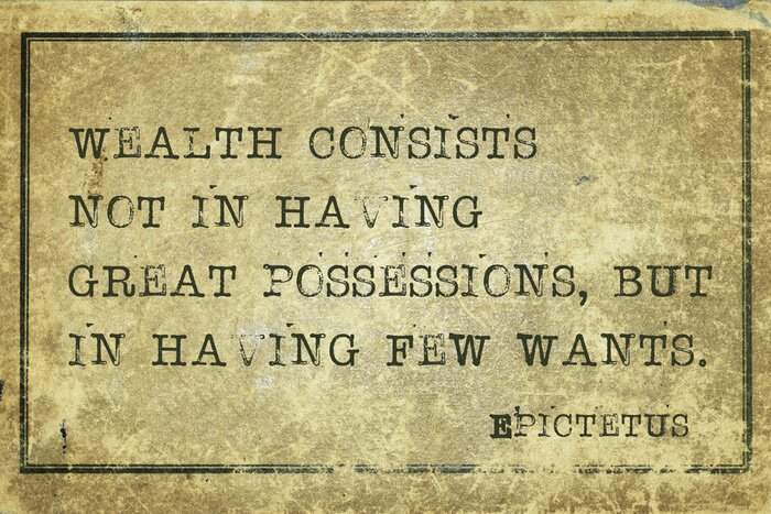 Poster Inspirierende Epiktet Zitate