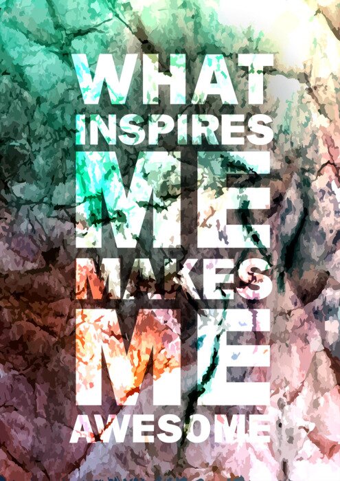 Poster Inspirierendes Design