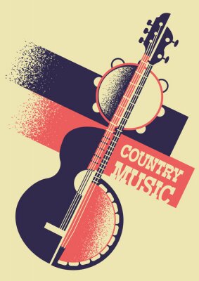 Instrumente der Country-Musik