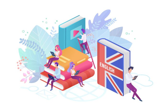 Poster Interaktiver Englischunterricht