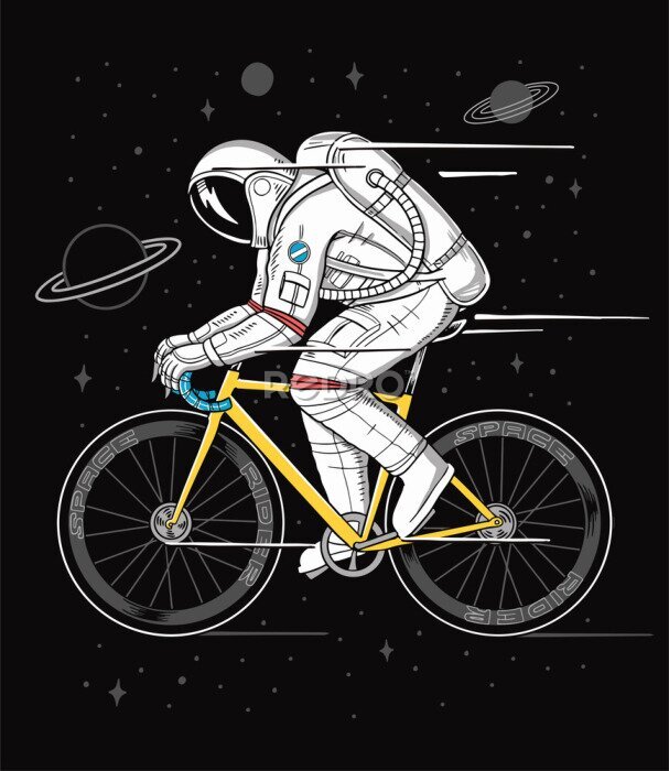 Poster Interplanetares Radfahren