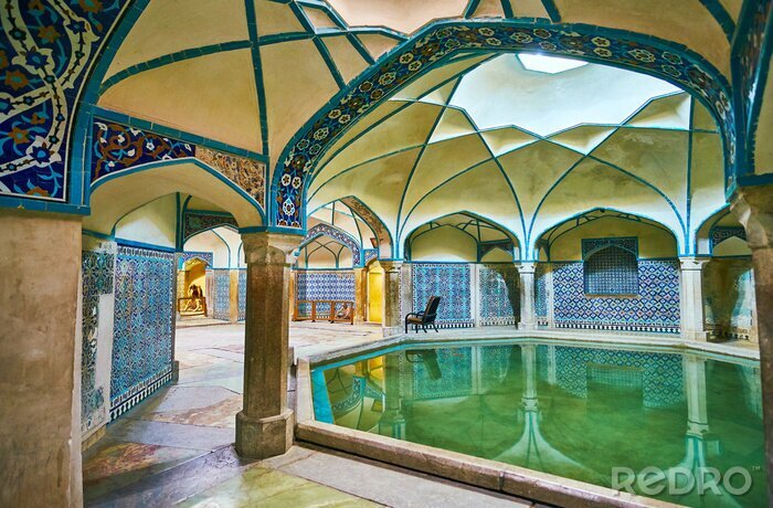 Poster Iranisches Interieur im orientalischen Stil