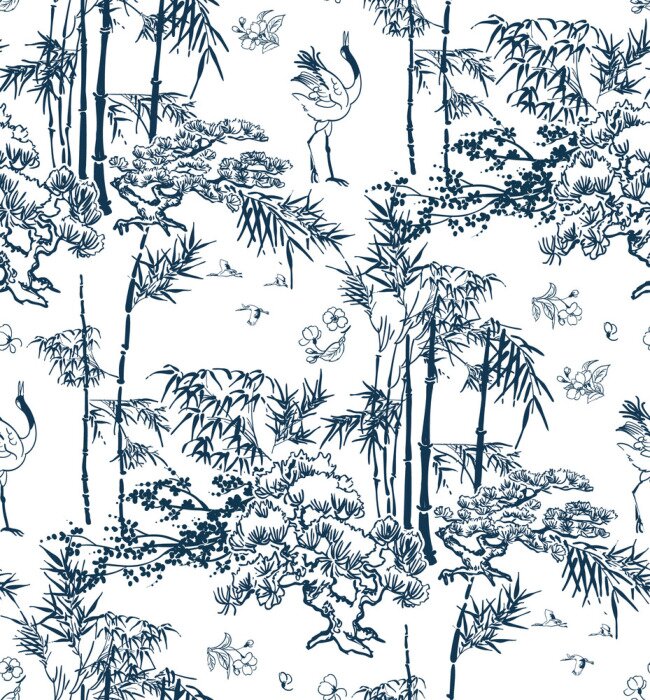 Poster Japanische Kraniche