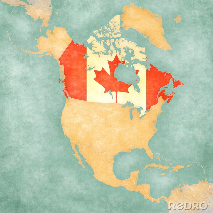 Poster Kanada in Nordamerika