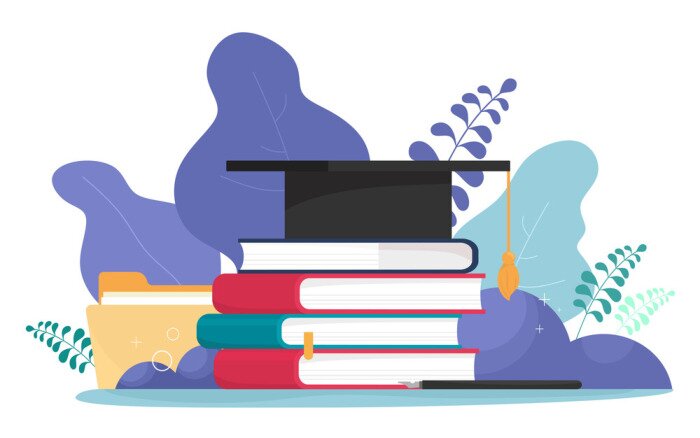 Poster Kappe des Schülers Abschlussfeier