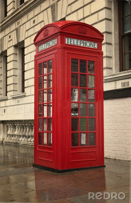 Poster Klassische Londoner Telefonzelle