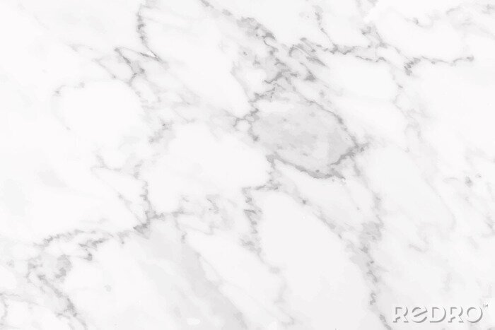 Poster Klassischer Schwarz Weißer Marmor