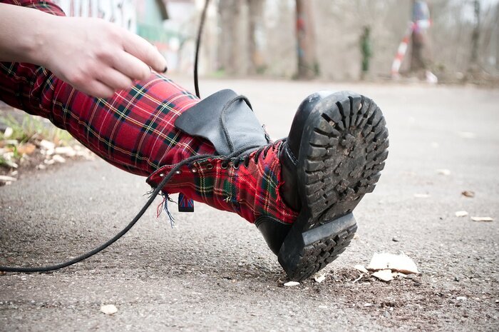 Poster Kleidung im Punk-Stil