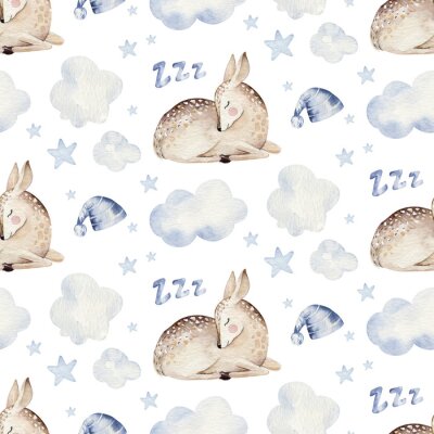 Tapete Kleines schlafendes Reh