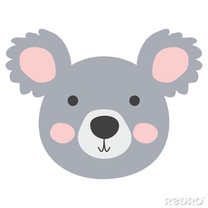 Poster Koala-Bär Scandi
