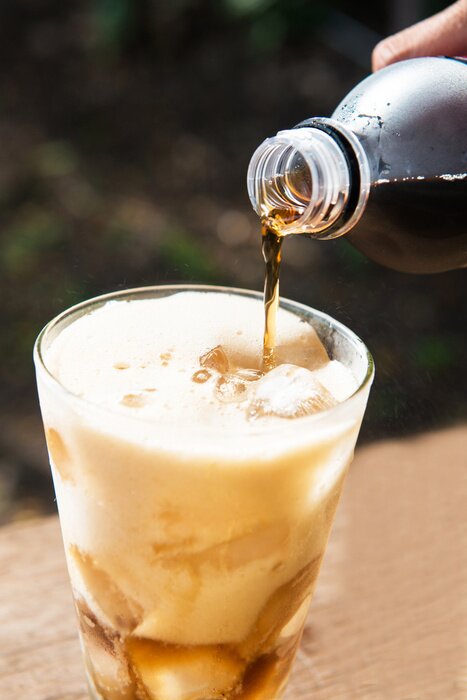 Poster Kohlensäurehaltiges Getränk