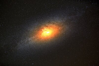 Poster Kosmos und eine Galaxie von atemberaubender Schönheit