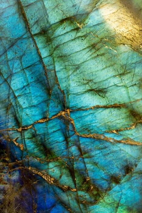 Poster Labradoritfarben