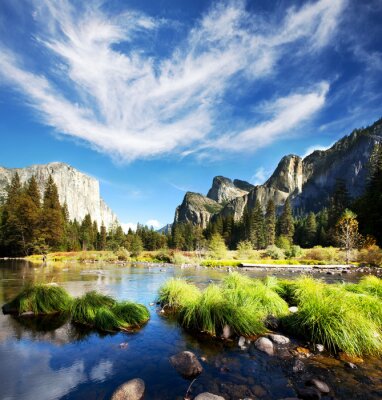 Poster Landschaft aus dem Yosemite National Park