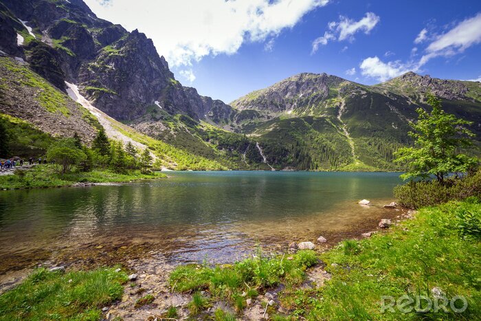 Poster Landschaft Berge mit Tatra