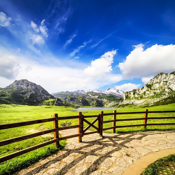 Poster Landschaft der spanischen Berge