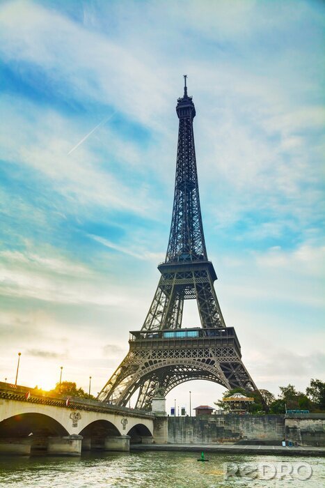 Poster Landschaft des Eiffelturms